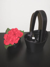 Load image into Gallery viewer, Rose Top Mini Handle Purse
