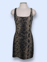 Load image into Gallery viewer, 90s Cache Snakeprint Mini Dress-sz S
