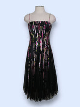 Load image into Gallery viewer, Flirty Mesh Rosebud Midi Dress-sz 2
